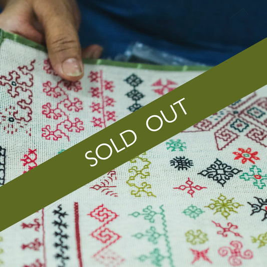 Tuesday 9 September, 10-4 p.m.: Workshop: Kasuti Embroidery with Sujaya Mahesh of Sameeksha Studio & School of Embroidery