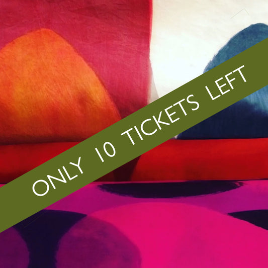 Saturday 20 September, 1-2:30 p.m.: Open Studio and Talk: Colour to Cloth with Victoria Richards