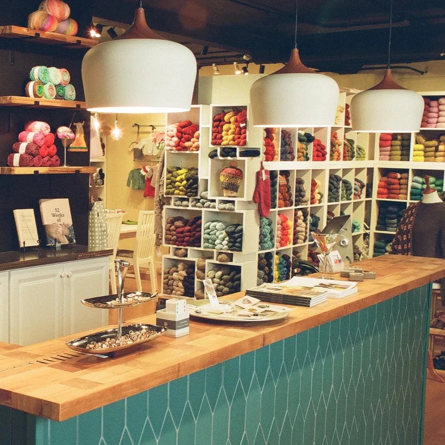 USA, Montana, Billings, Yarn Bar
