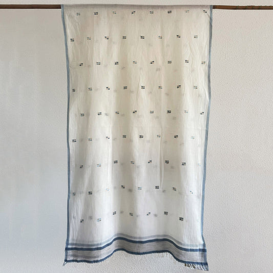 India, Karomi Crafts & Textile, Chawki Stole (Natural)