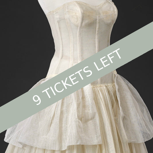 Thursday 17 September, 6:30-7:30 p.m.: Talk, Women's Underpinnings in the 19th Century with Cosprop