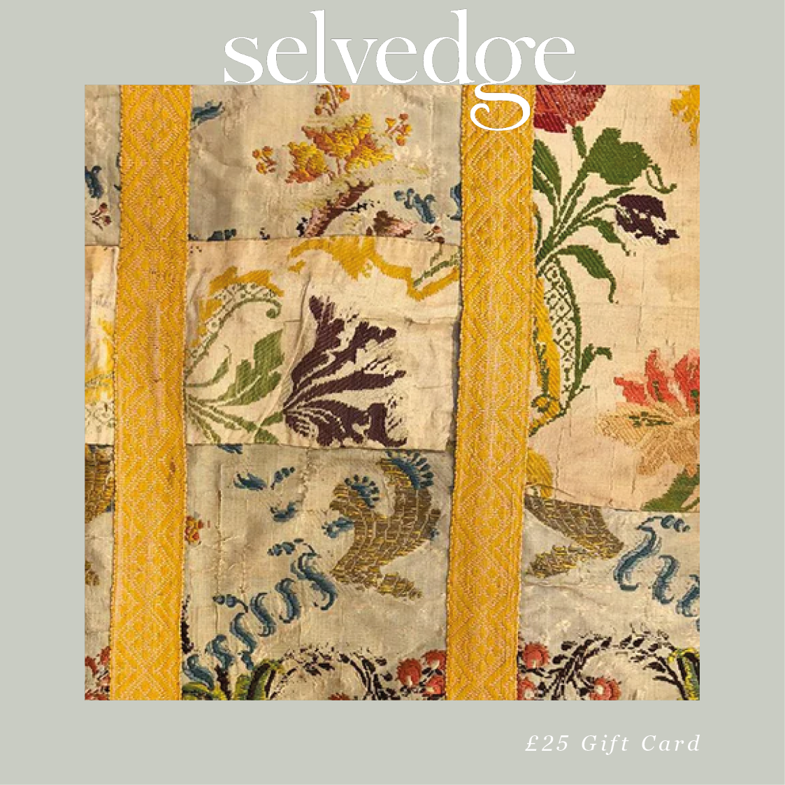 The Selvedge Gift Voucher Card UK