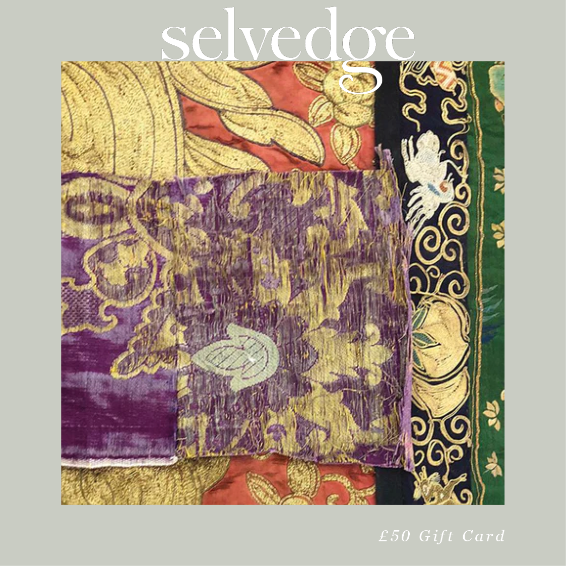 The Selvedge Gift Voucher Card UK