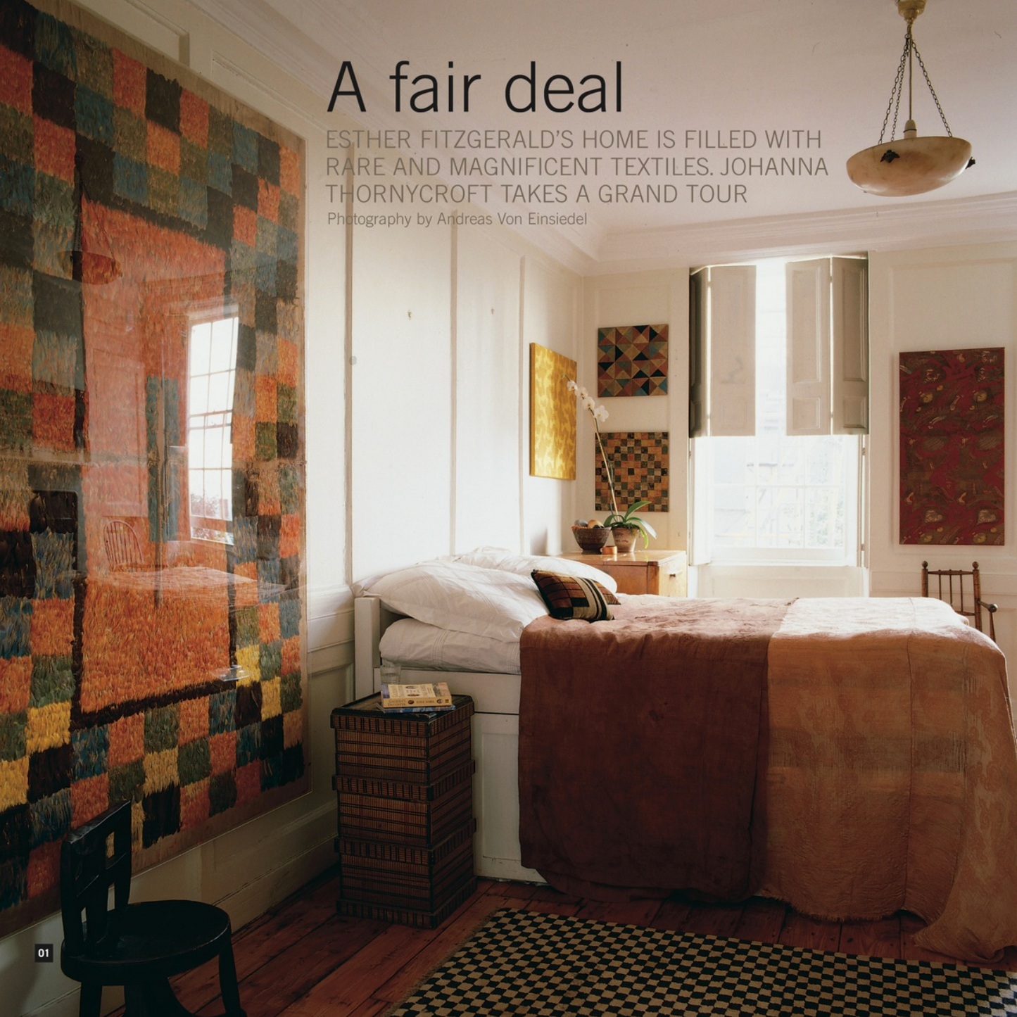 Monday 15 September, 2 - 4 pm: At Home with Textile Dealer, Esther Fitzgerald