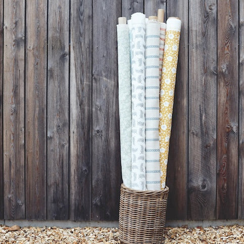 Win Hand Printed Linen from Madder Cutch & Co.