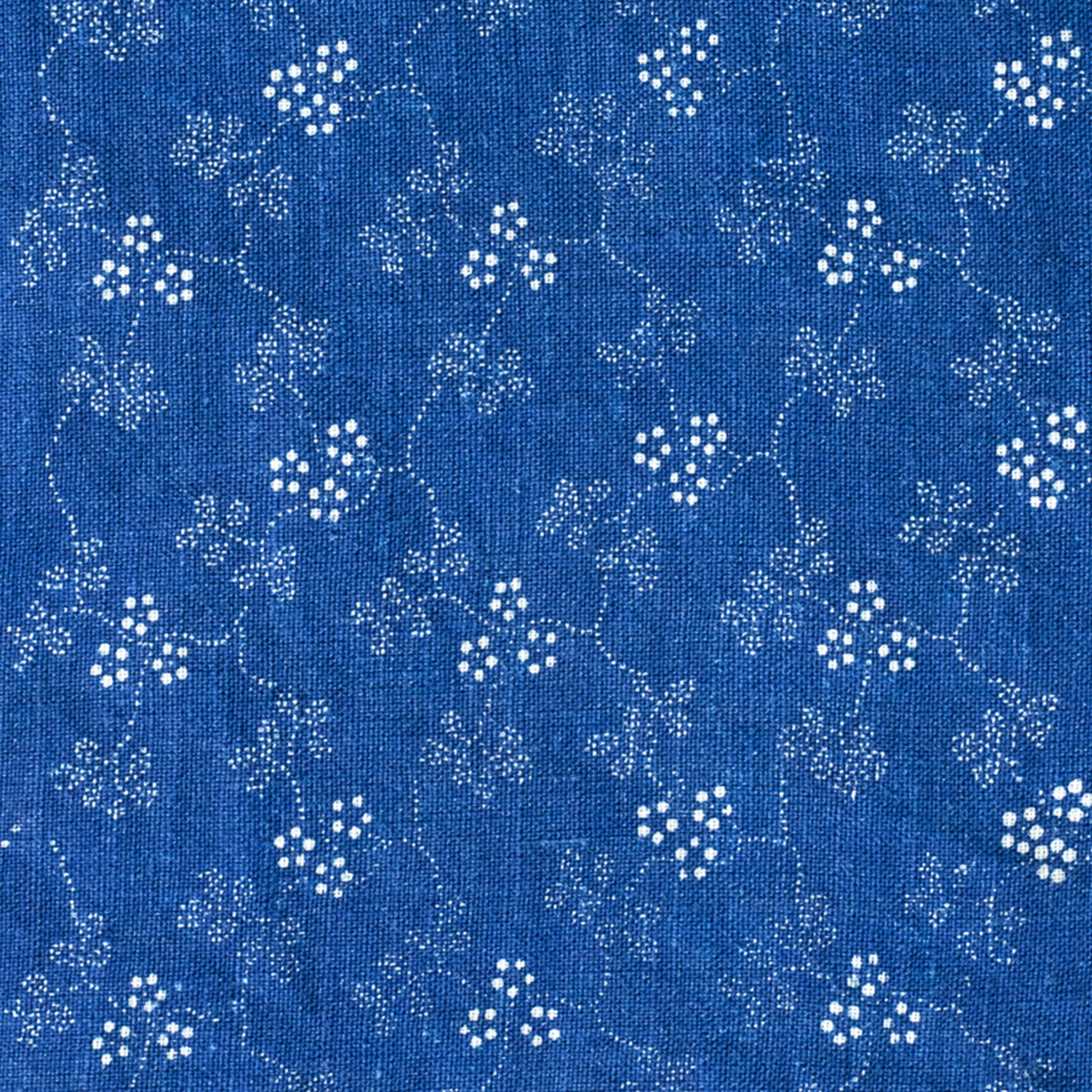 Austria, Karl and Maria Wagner, Blaudruck Vergissmeinnicht Print Yardage Narrow 0.9 m Wide