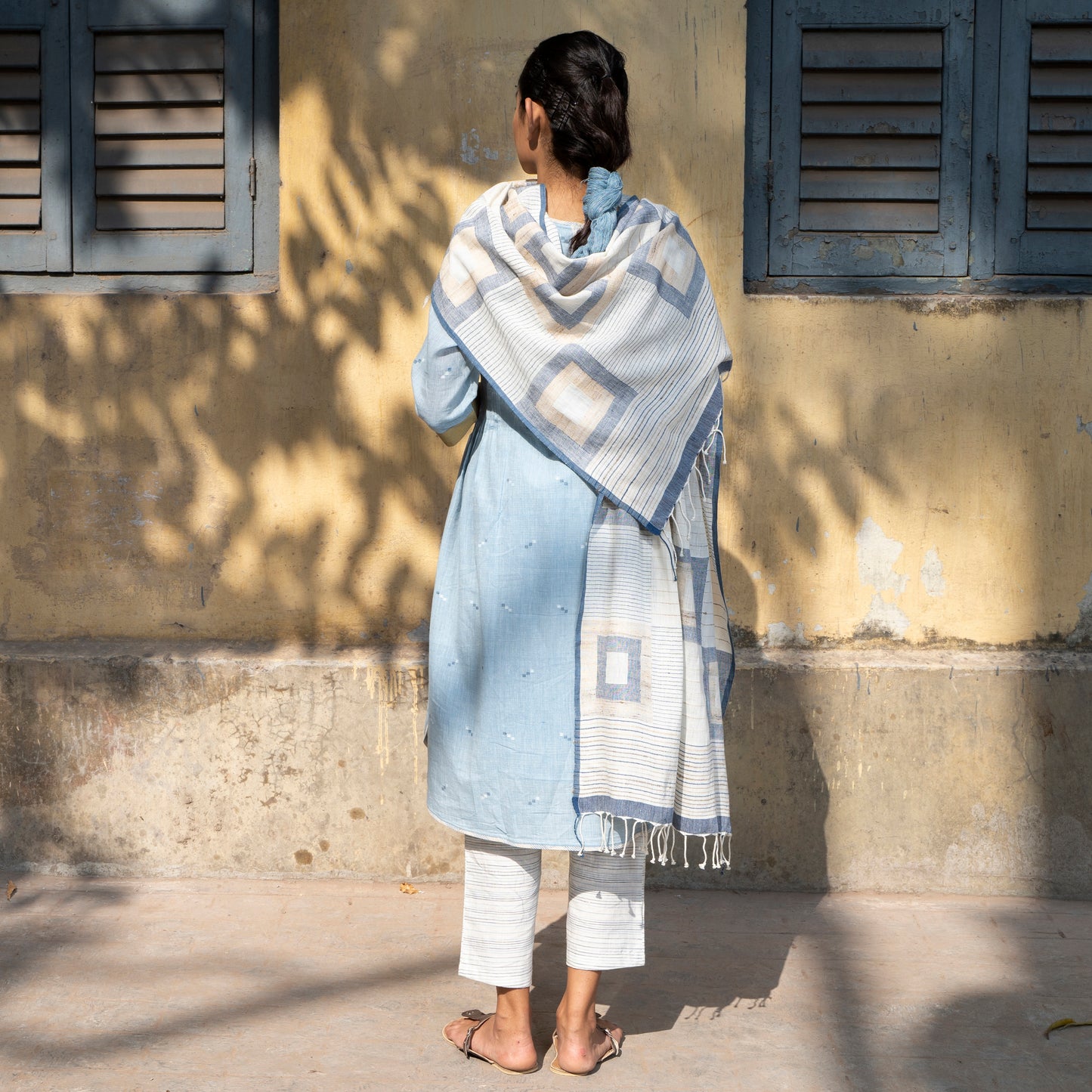 India, Karomi Crafts & Textiles, Weaving