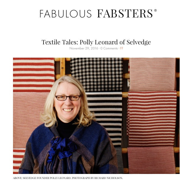 Fabulous Fabsters, November 2016 - Selvedge Magazine