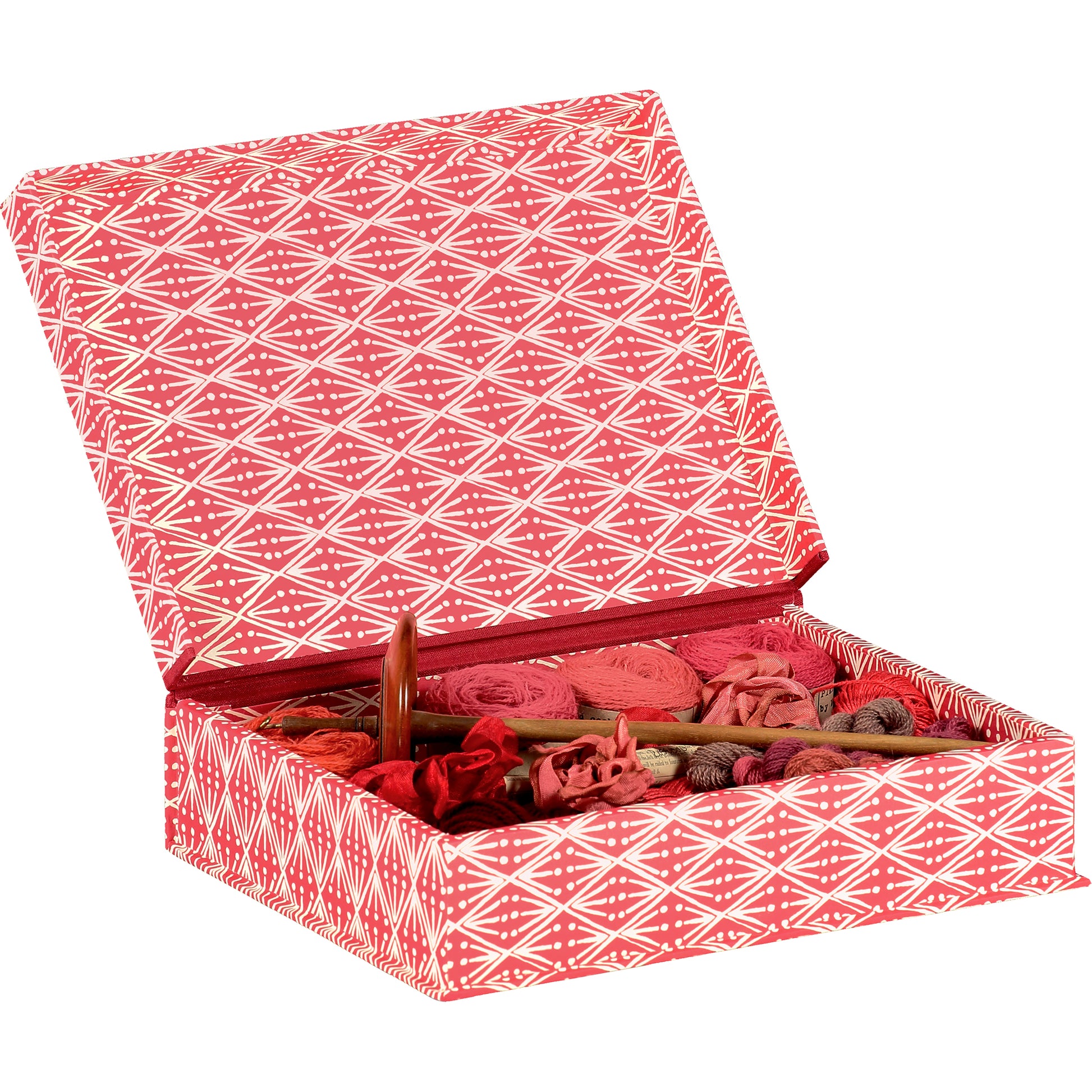 Selvedge& Cambridge Imprint, Haberdashery Box (Assortment of Colours Available)