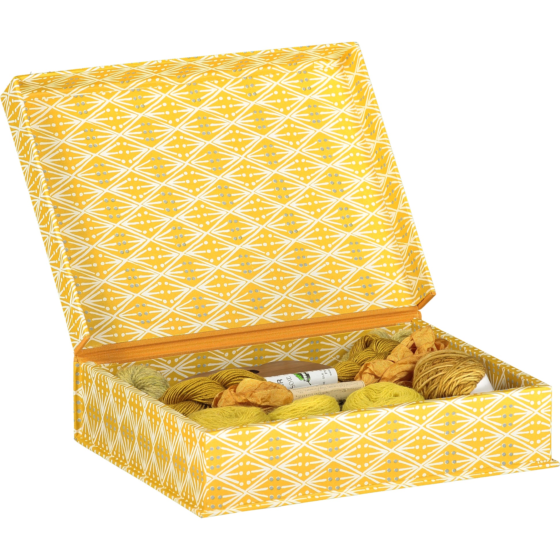 Selvedge& Cambridge Imprint, Haberdashery Box (Assortment of Colours Available)