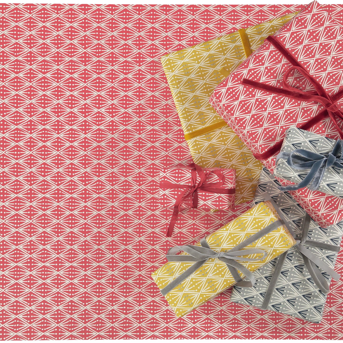 The Selvedge Gift Wrapping Paper by Cambridge Imprint (Assortment of Colours Available)