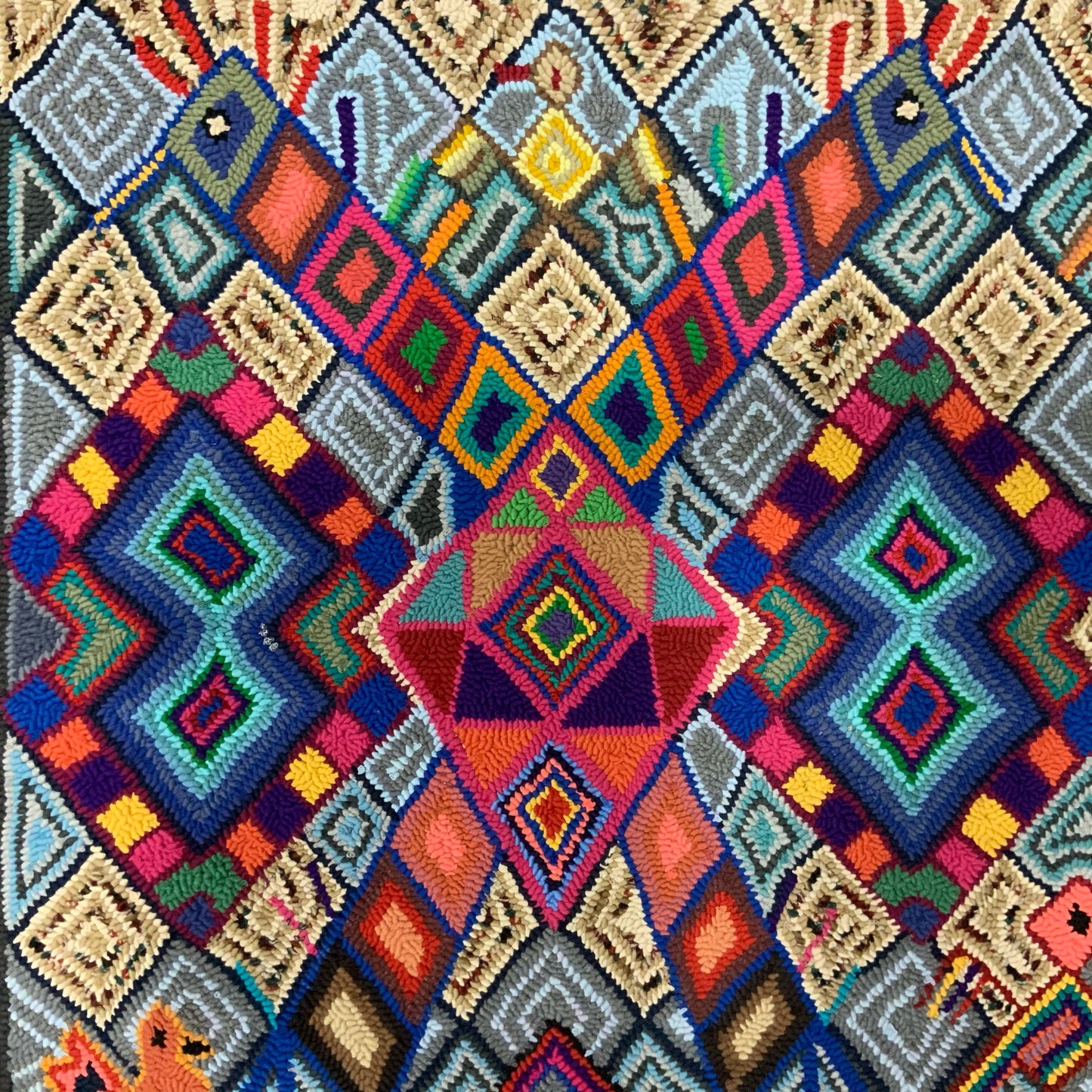 Guatemala, Multicolores, “Woven With Joy” Large Rug