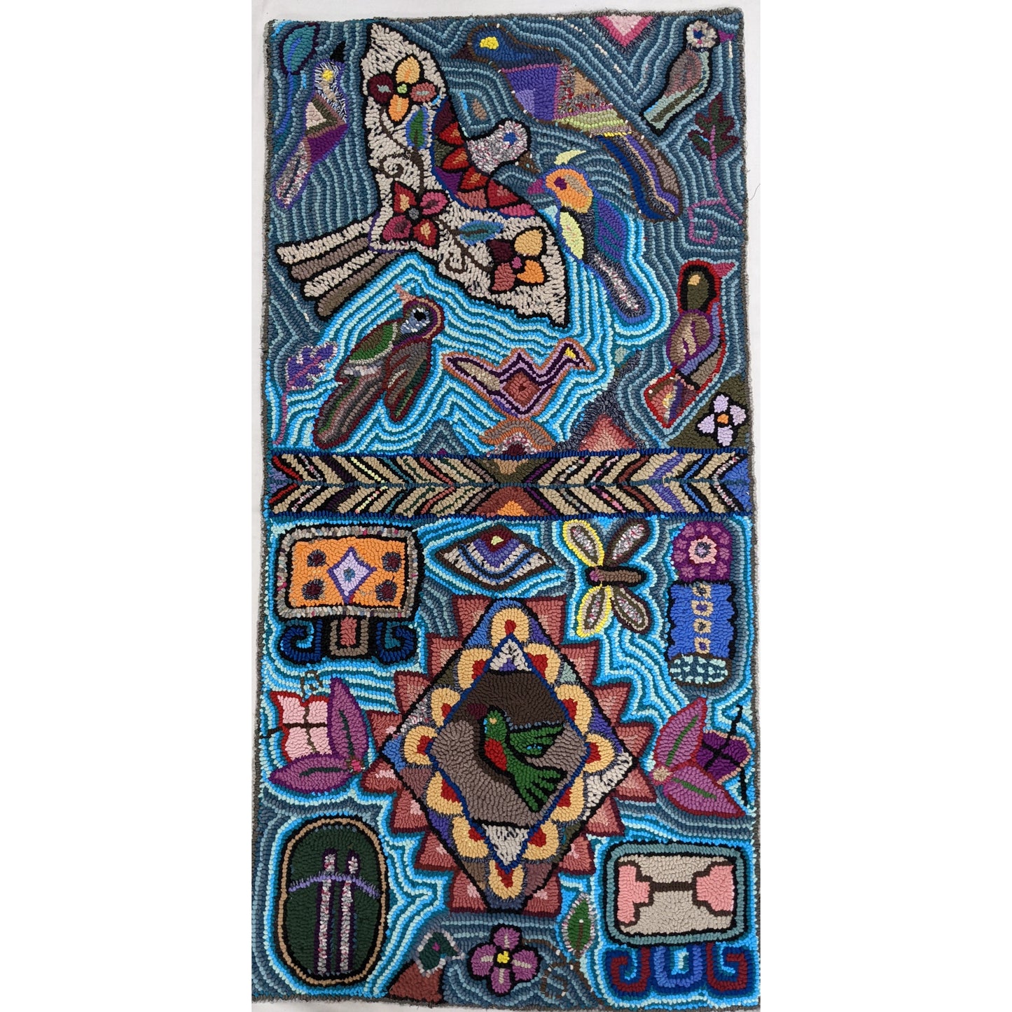 Guatemala, Multicolores, “Our Maya Heritage” Large Rug