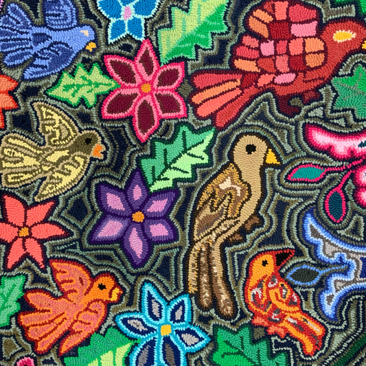 Guatemala, Multicolores, “Ode to Family” Large Rug