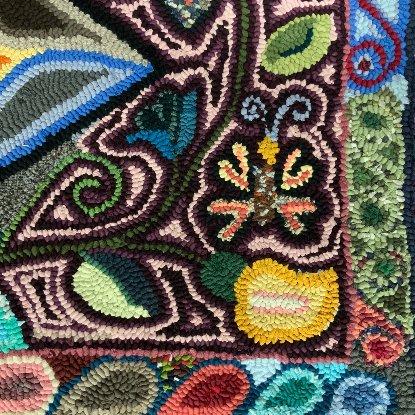 Guatemala, Multicolores, “Corte Designs” Large Rug