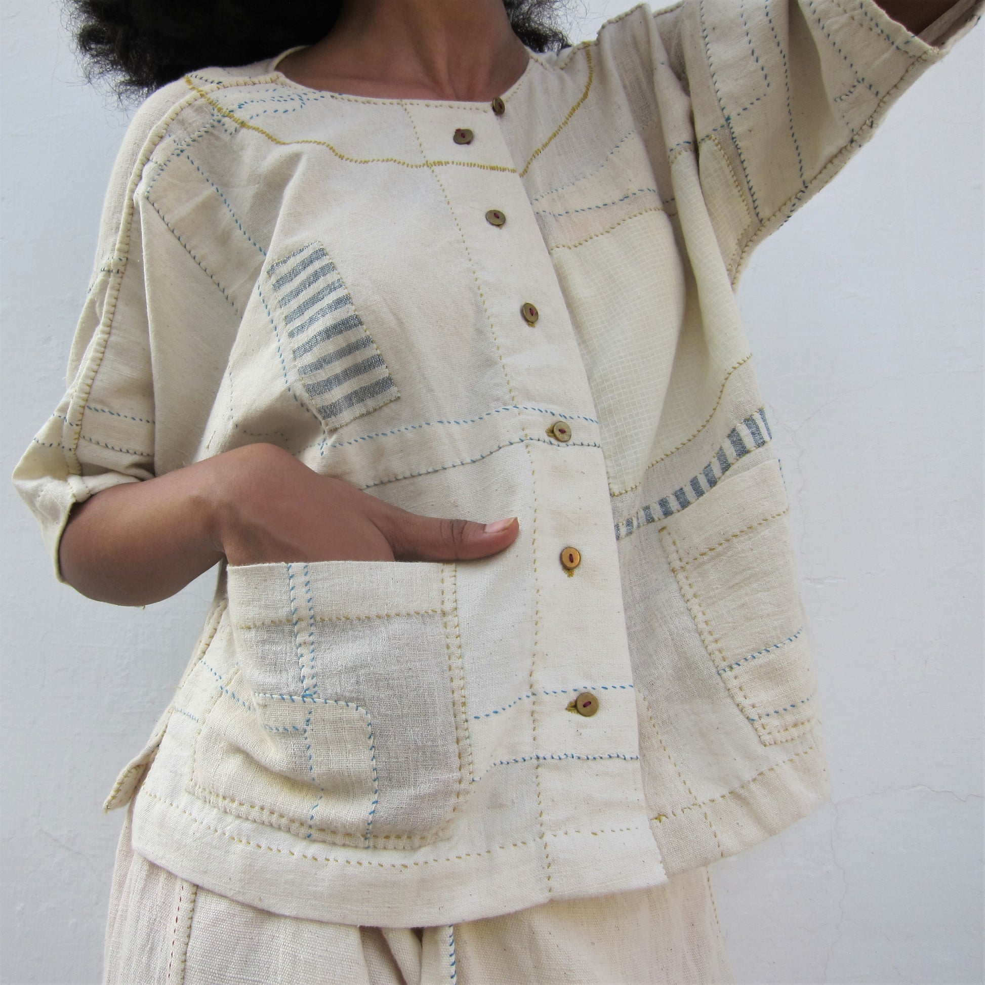 India, RaasLeela Textile, Sadro Bi Yardage and Gayatri Pants