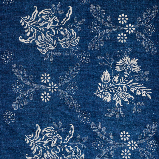 Austria, Karl and Maria Wagner, Blaudruck Müller Print Yardage Narrow 0.9 m Wide