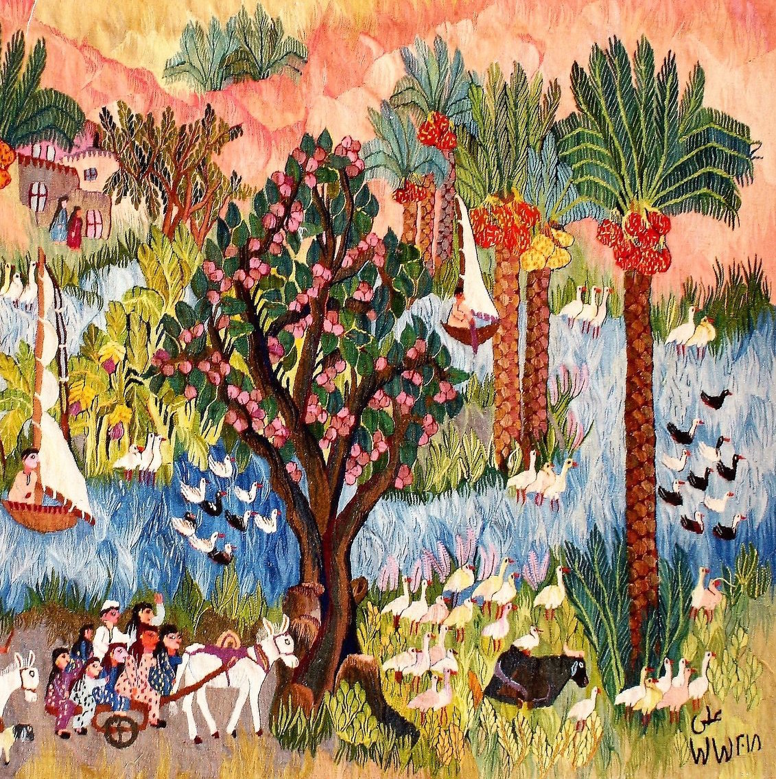 Egypt, Wissa Wassef, Tapestry