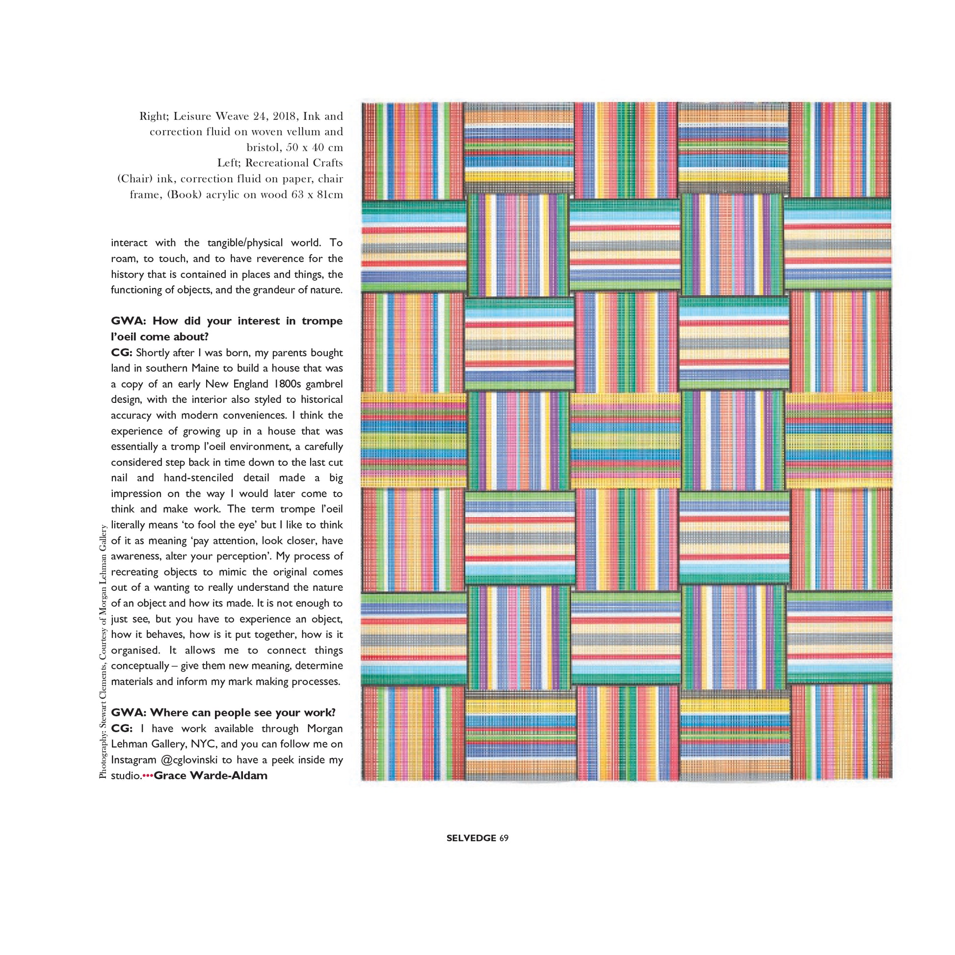 Issue 88 Geometric - Selvedge Magazine