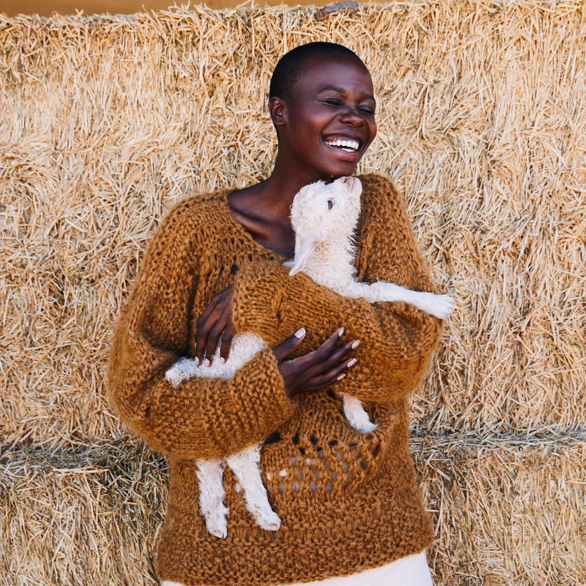 South Africa, Frances VH / Frances van Hasselt , Mohair Rug Weaving & Knitwear