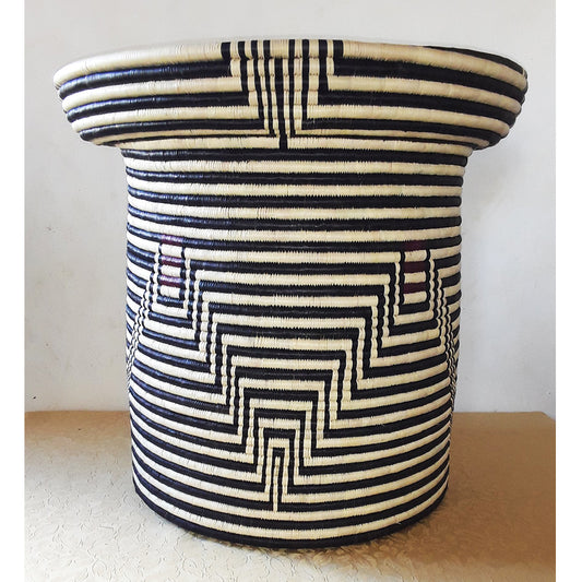 South Africa, Angeline Bonisiwe Masuku Trading, Centre Table Basket, an Ilala Palm grass Basket