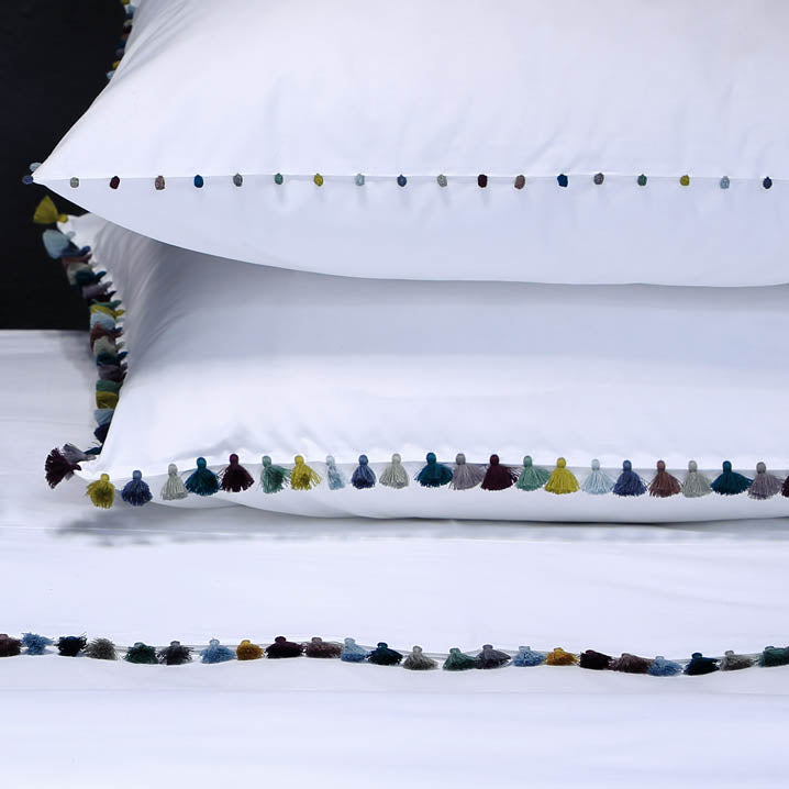 Morocco & Belgium, Valérie Barkowski, White Bed Sheets Aya Aqua