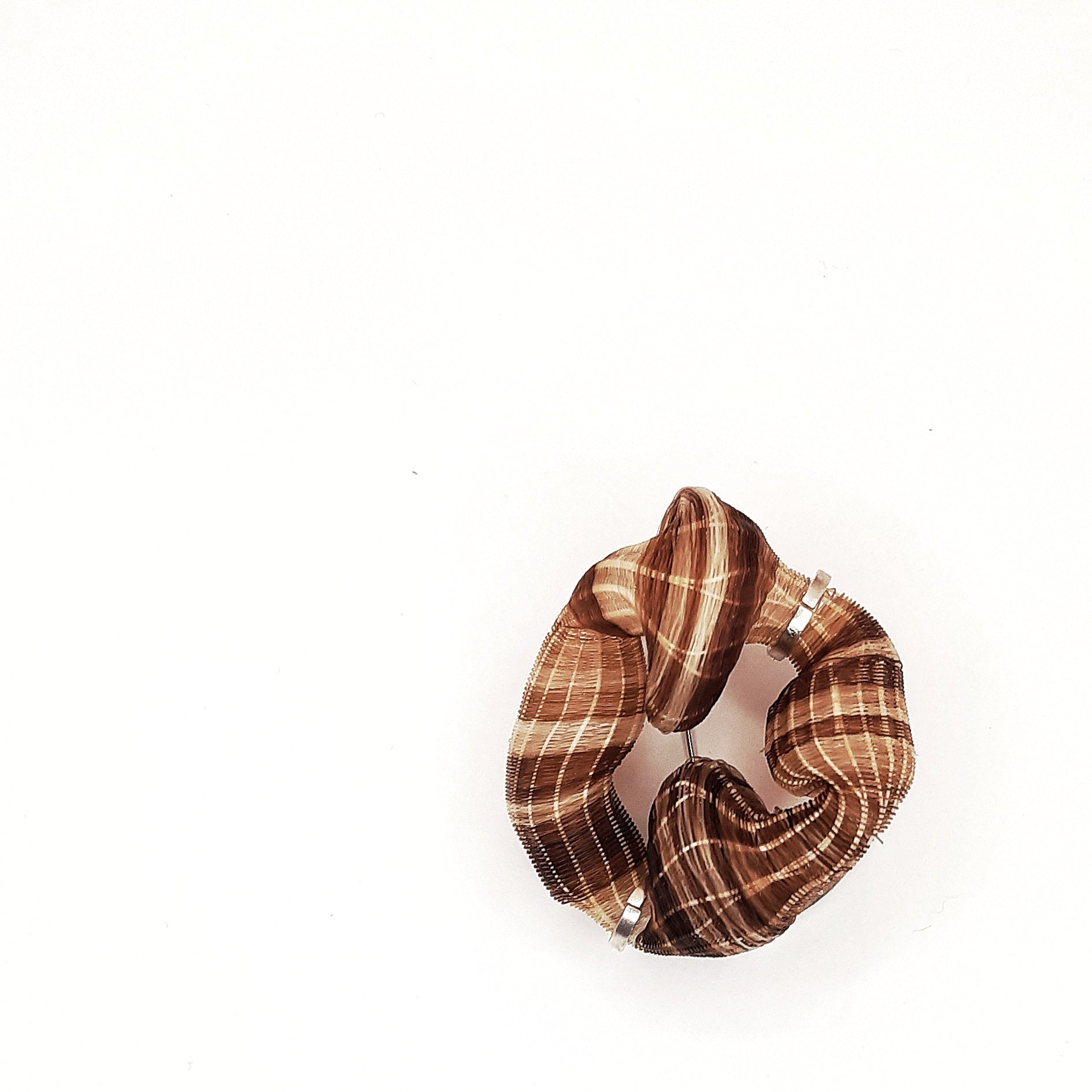 Chile, Rita Soto, Folds of Memory Brooch