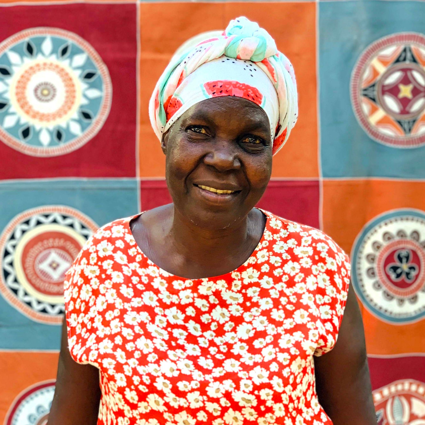 Zambia & France Cross Cultural Collaboration, Tribal Textiles, Hand-Painted Textiles