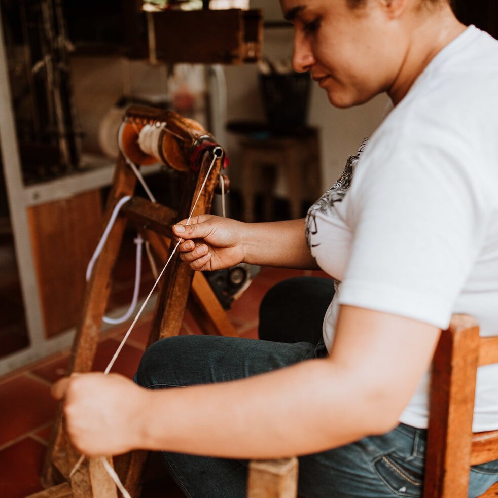 Colombia, Corpolienzo, Weaving