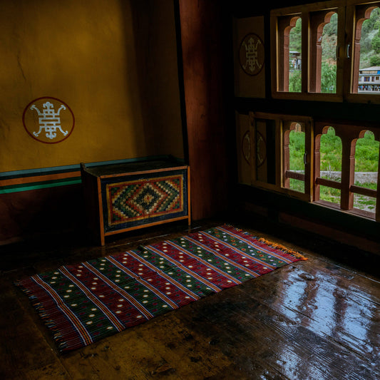 Bhutan, Yarn & Yathra House, Chi Rug