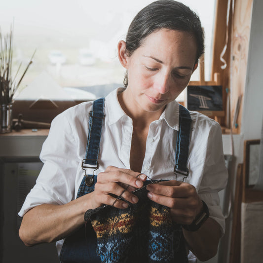 Scotland, Mati Ventrillon, Fair Isle Knitting