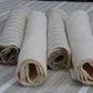Hungary, Zsuzsa Zsigmond, Linen napkin set with original stripe rhythm from Sárköz region
