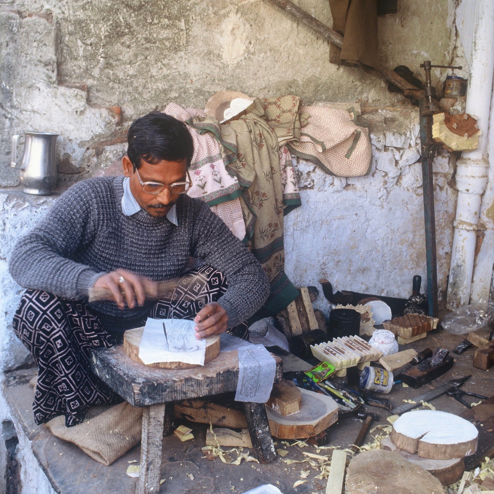 India, Toy & Joy Singh, Block Printing