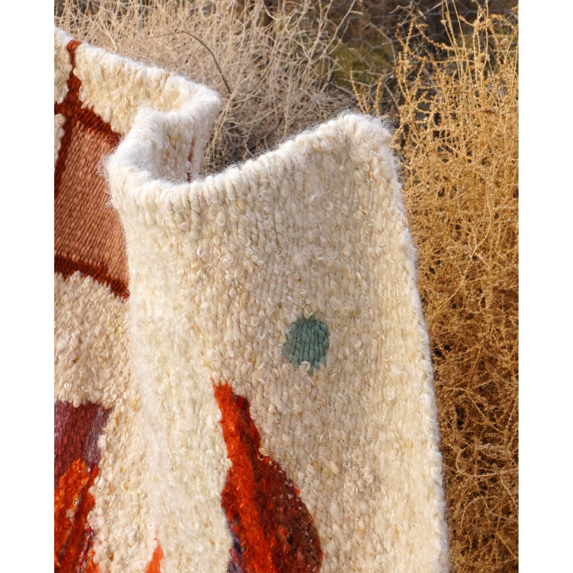 South Africa, Frances V.H, Mohair Rug 'The Original Sundance Kid'