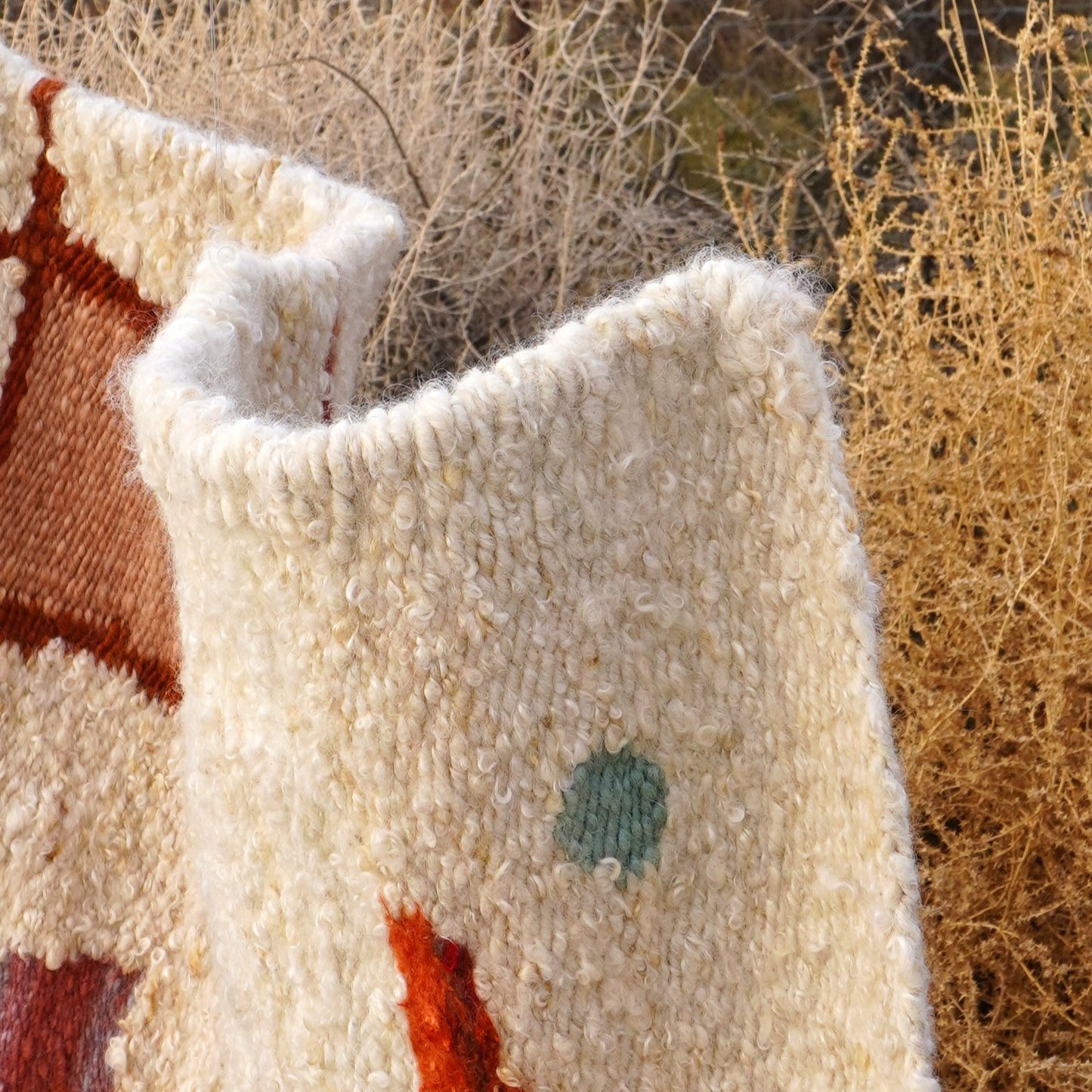 South Africa, Frances VH / Frances van Hasselt , Mohair Rug Weaving & Knitwear