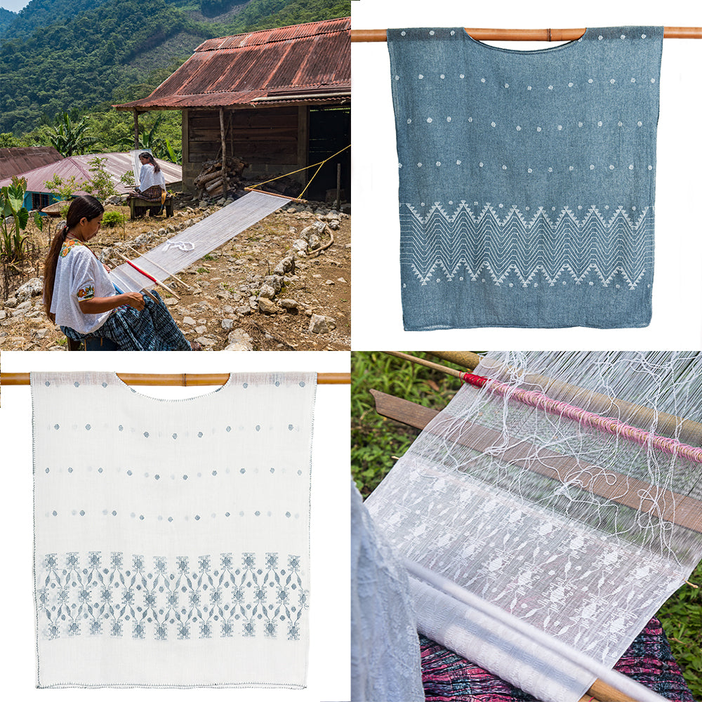 Guatemala, Indigo Textile, Indigo Dyed and Handwoven Blouses