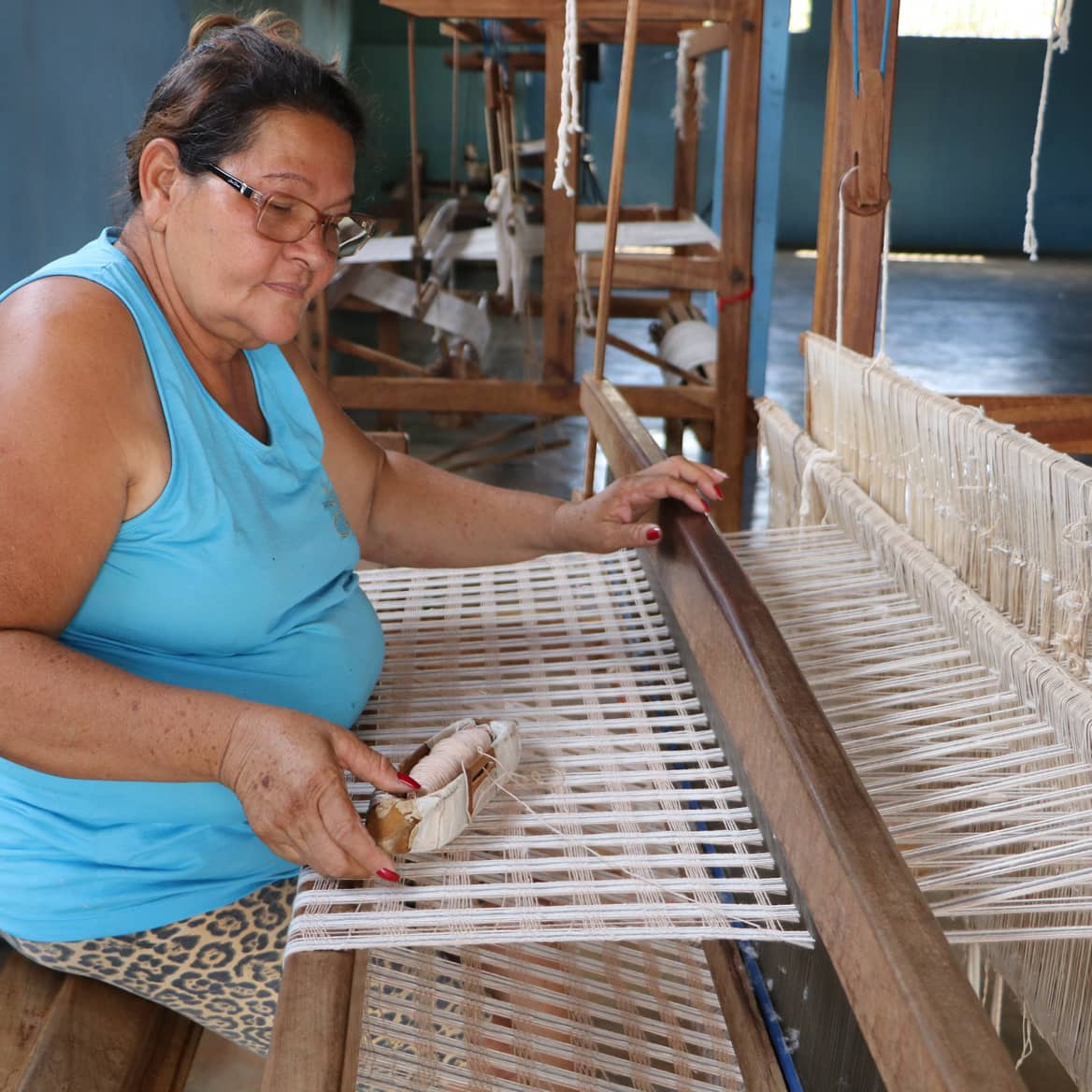 Brazil, Central Veredas, Weaving