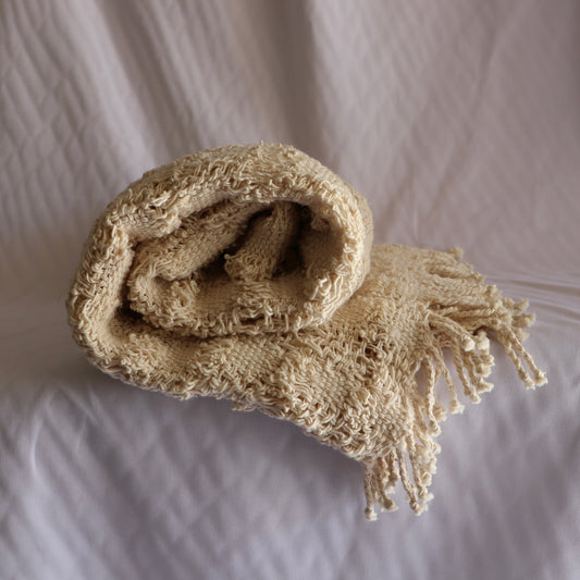 Brazil, Central Veredas, Dyed Hollow Blanket in Natural