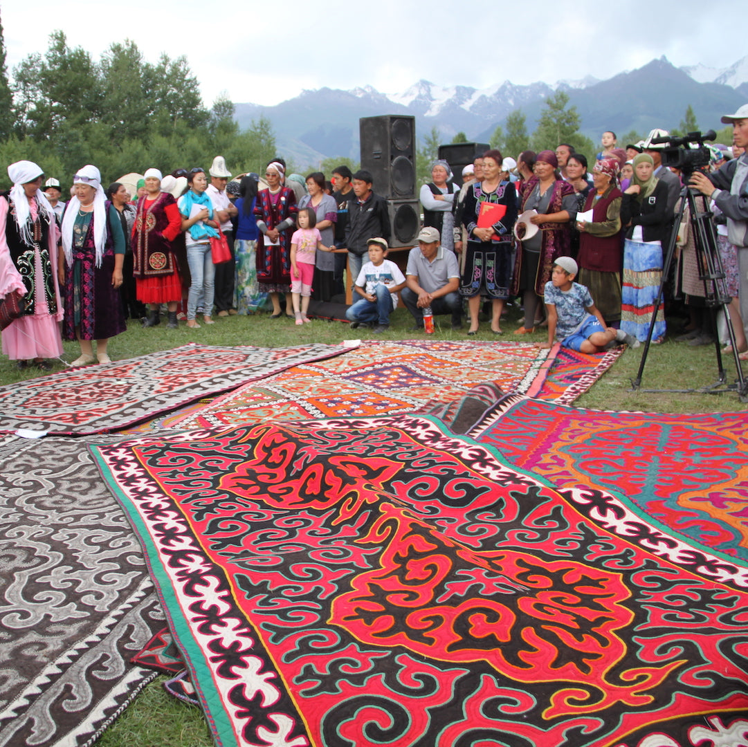 Kyrgyzstan, Dinara Chochunbaeva, Central Asia Crafts Support Association's Resource Center, Felt Making