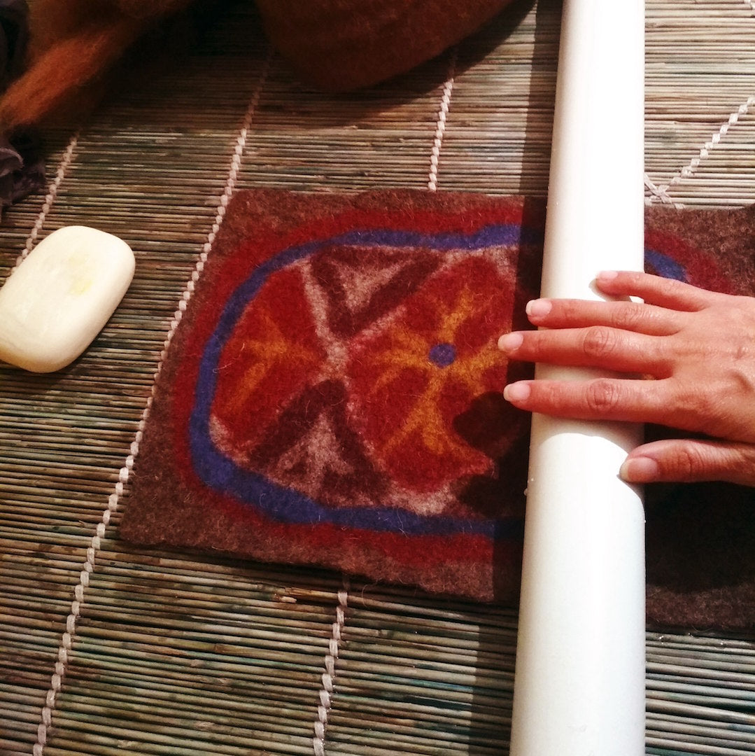 Kyrgyzstan, Dinara Chochunbaeva, Central Asia Crafts Support Association's Resource Center, Felt Making