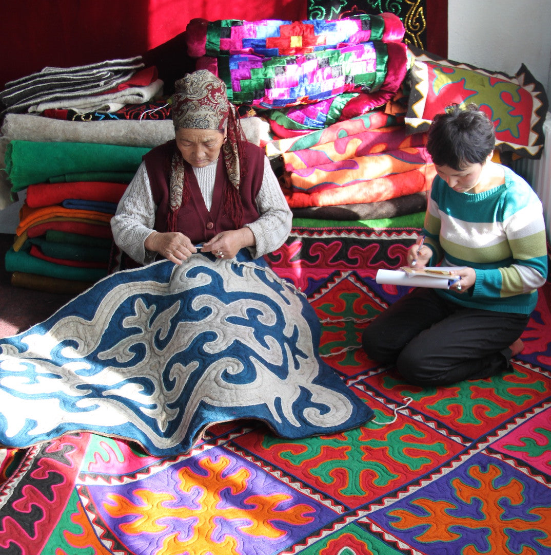 Kyrgyzstan, Dinara Chochunbaeva, Central Asia Crafts Support Association's Resource Center, Felt Making