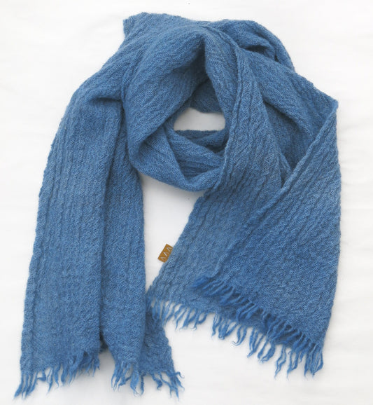 Finland, Waveweaver`s Wool/ Hannele Köngäs, Woad Shawl