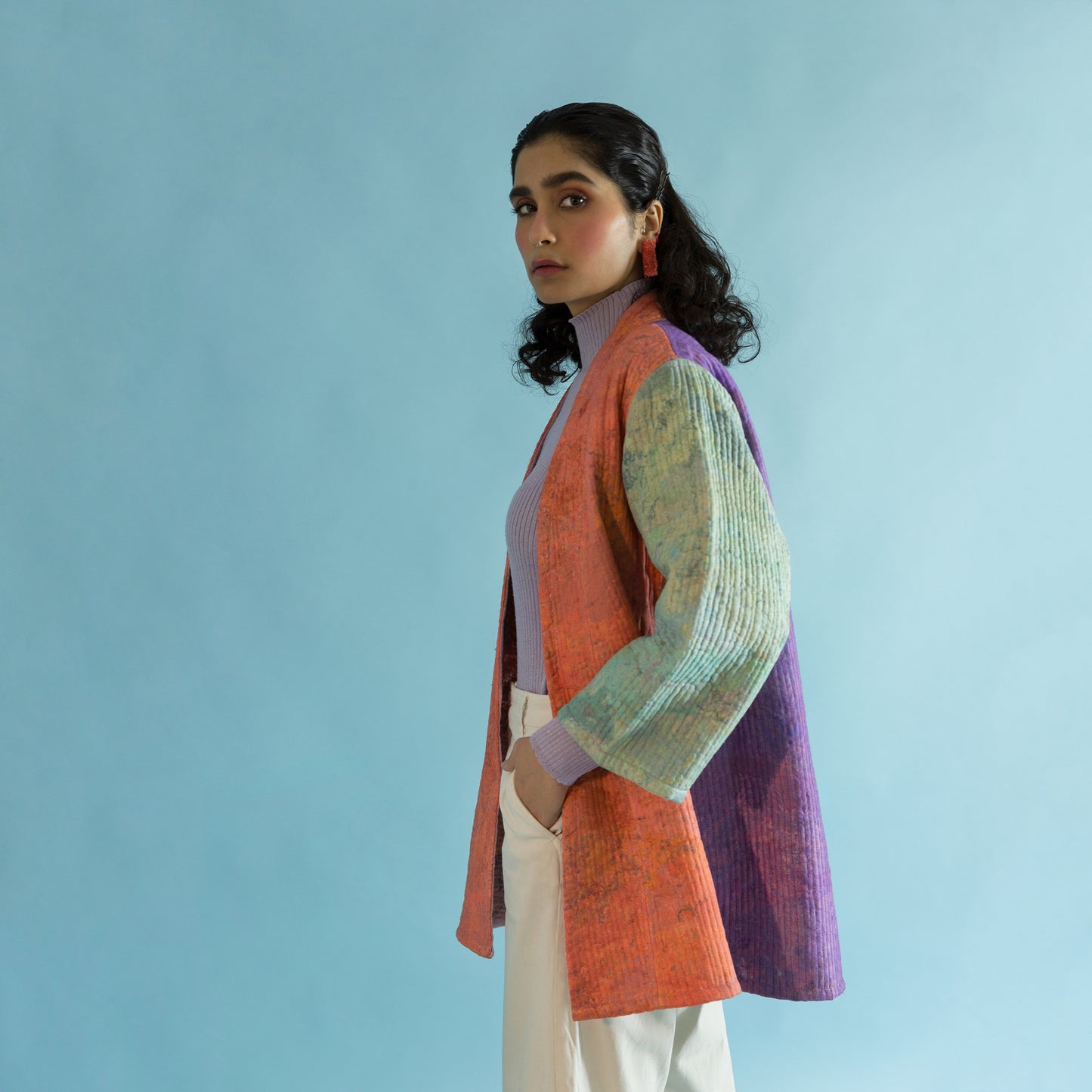 India, Studio Medium, Monet’s Afternoon Re-Jacket