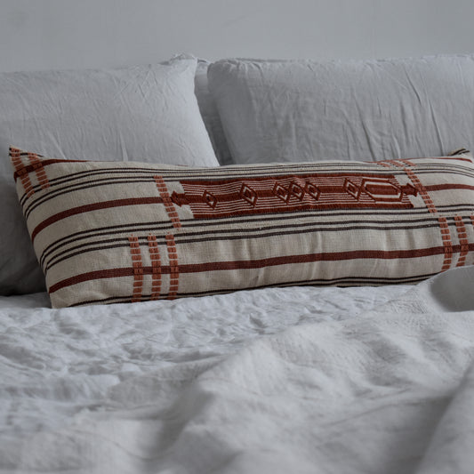 Ivory Coast & USA, Five Six Textiles, Oware Lumbar Pillow