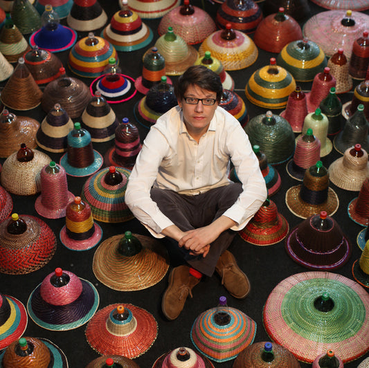 Spain, PET Lamp / Alvaro Catalán de Ocón, Plastic Upcycling & Weaving