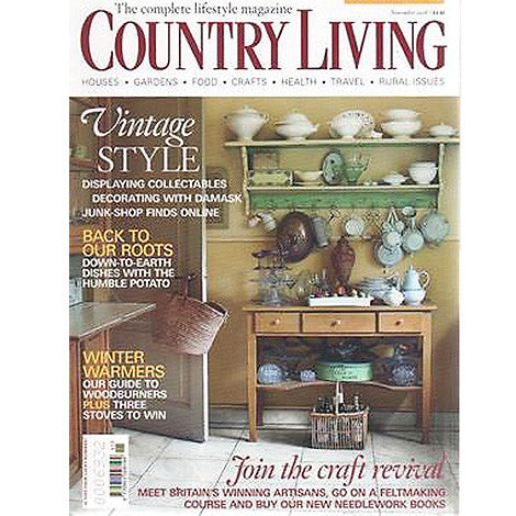 Country Living, November 2008 - Selvedge Magazine