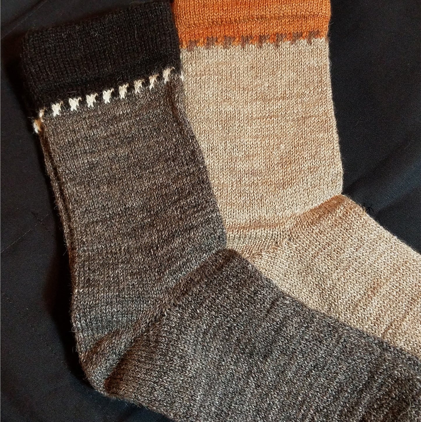 United States, Kathleen Oliver / Sweet Tree Hill Farm, Shepherd’s Socks in Shetland Wool: The Triangle Duo