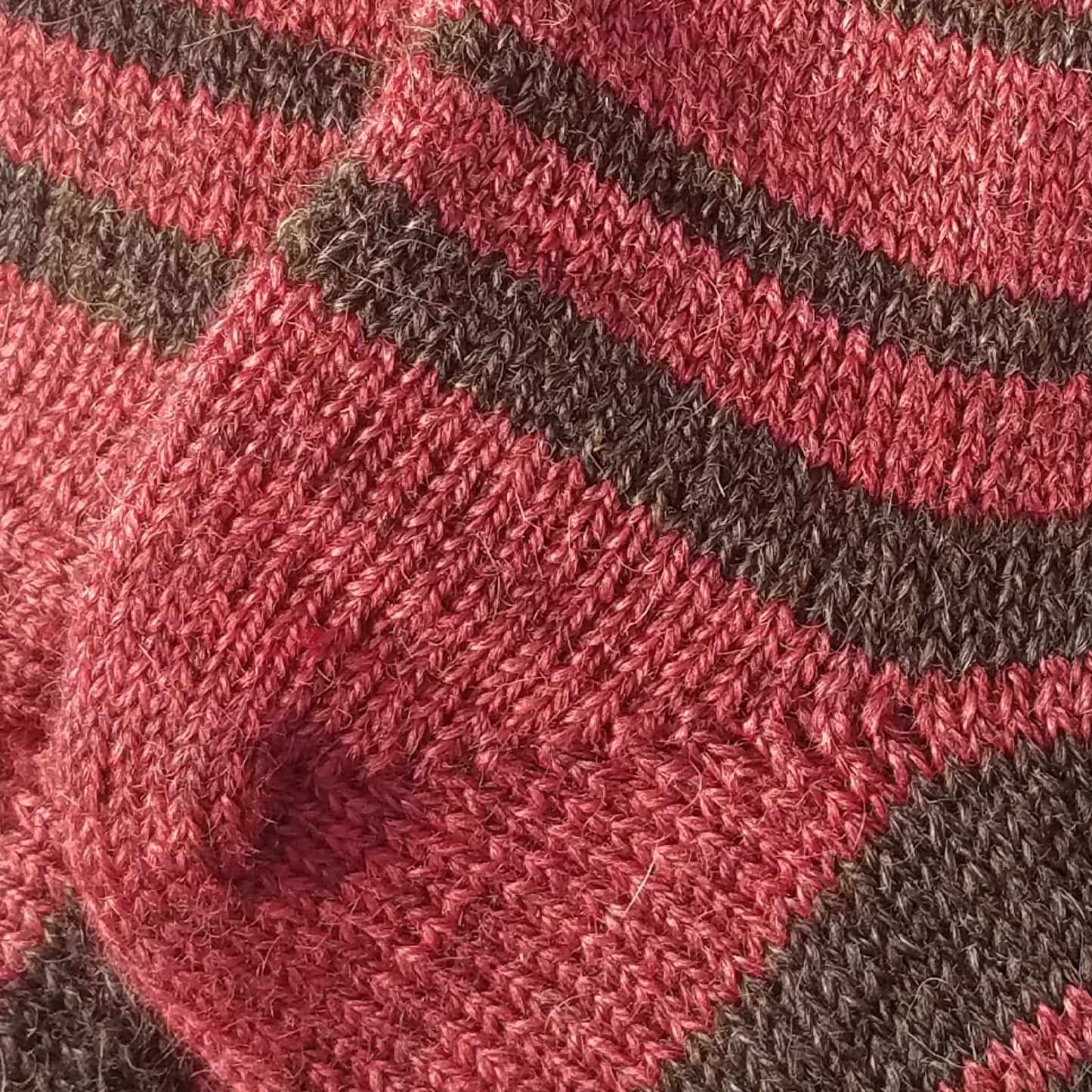 United States, Kathleen Oliver / Sweet Tree Hill Farm, Shepherd’s Socks: Ombre Stripes Duo with Red