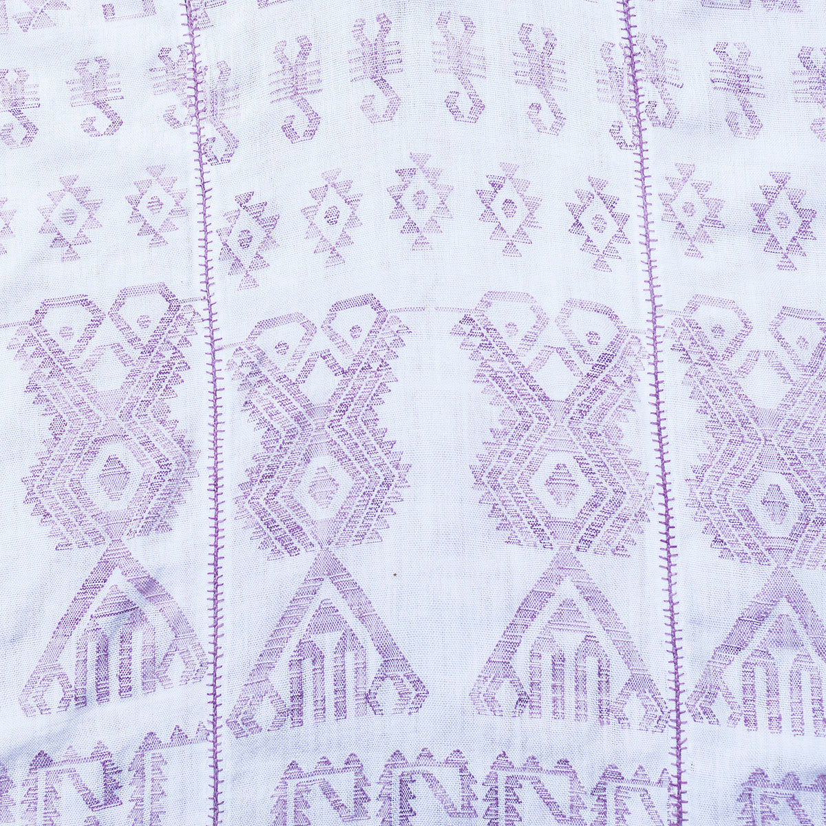 Mexico, Mexican Dreamweavers, Elegant White Huipil with ‘Tixinda’ Designs