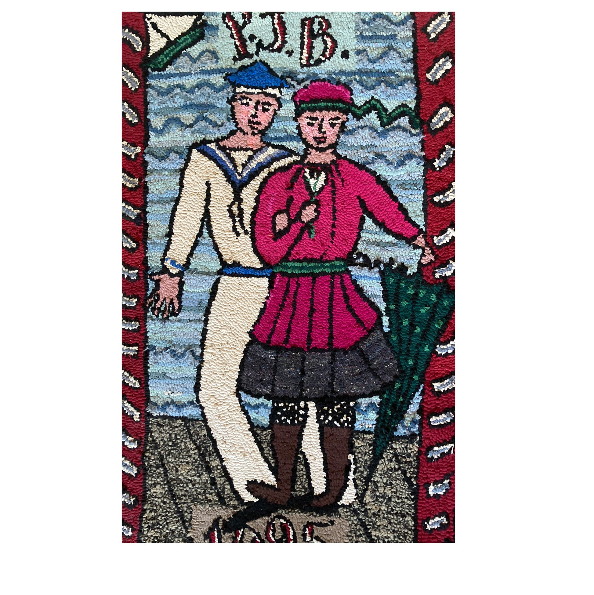 England, Lu Mason, Rug hooking